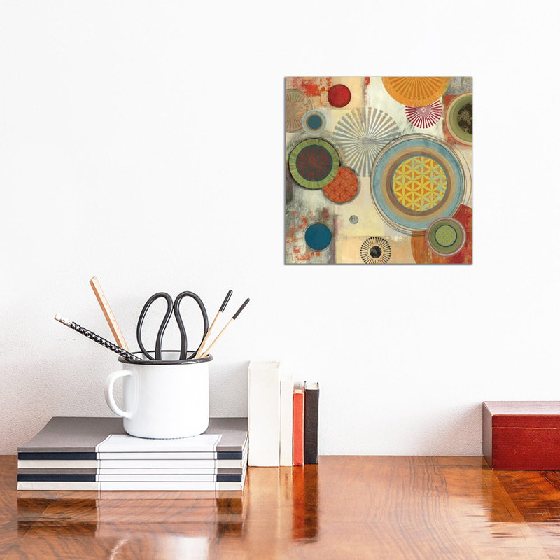 Motions II by Tom Reeves - Wrapped Canvas Painting, 30.48 cm H x 30.48 cm W