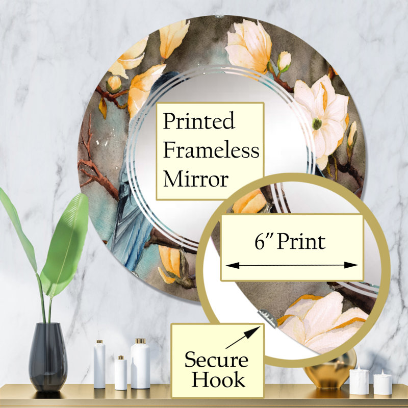 Miroir de salle de bain sans cadre, 32 po x 32 po