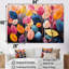 «Colorful Pastel Vibrant Foliage - Leaves», ensemble d'art sur toile-107748590-107748587