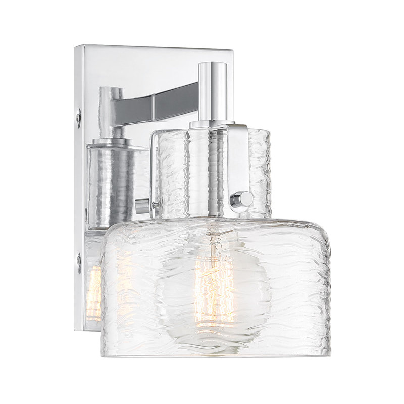 Dover 1-Light Wall Sconce in Polished Nickel, Polished Nickel