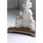 Antique White Round Side Table-1344862477