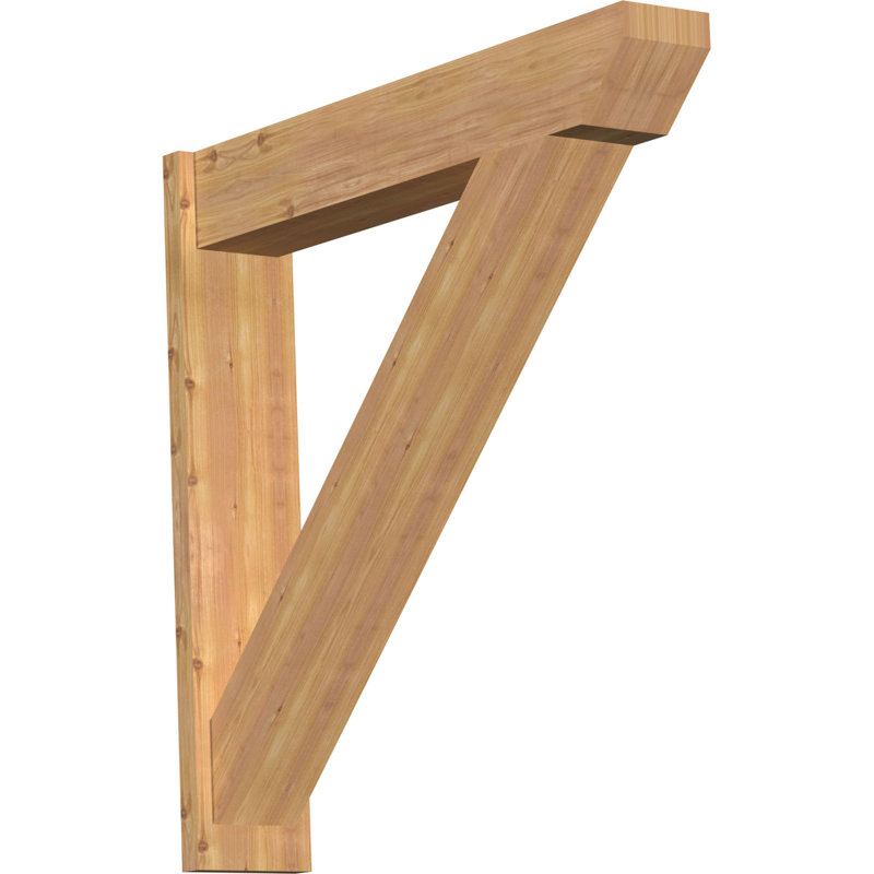 Persienne à lattes traditionnelle, P 30 po x H 34 po, Sapin Douglas de 5 1/2 po (lisse)