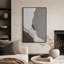 Art moderne sur toile encadrée en aluminium