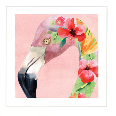 Flamingo by Louise Nisbet - No Frame Print