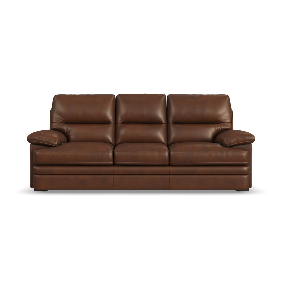 Donovan Leather Upholstered Sofa Flexsteel
