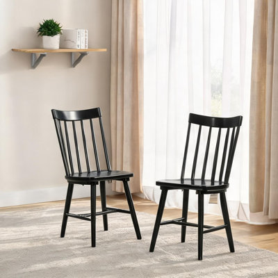 Ensemble de chaises d'appoint 2 pièces Windsor