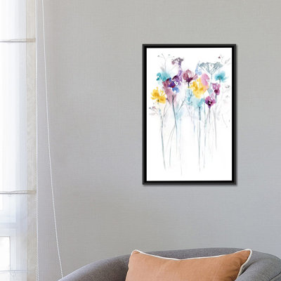 « field of fleurs ii » par lesia binkin, impression sur toile tendue