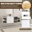 Meuble-lavabo mural simple 59 po avec plateau en céramique Myria-1394291091-1394291090