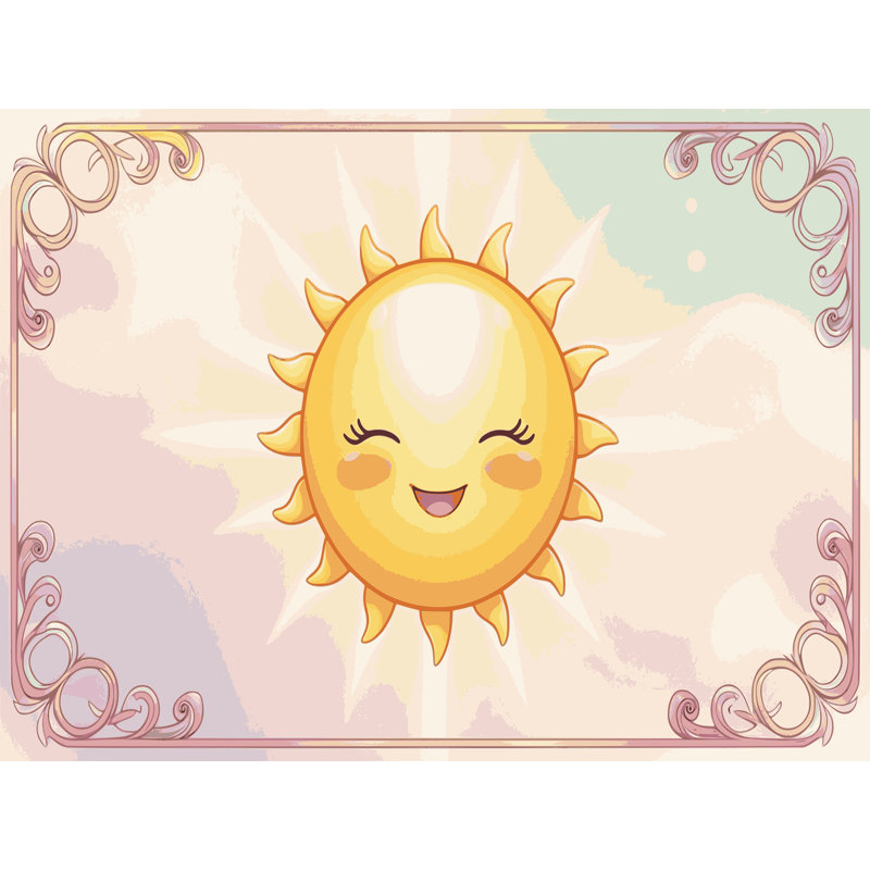 Tapis lavable pour enfant East Urban Home Sky Clouds_Sky030, Rectangle 4pi x 6 pi