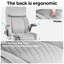 Fauteuil de bureau pivotant en velours