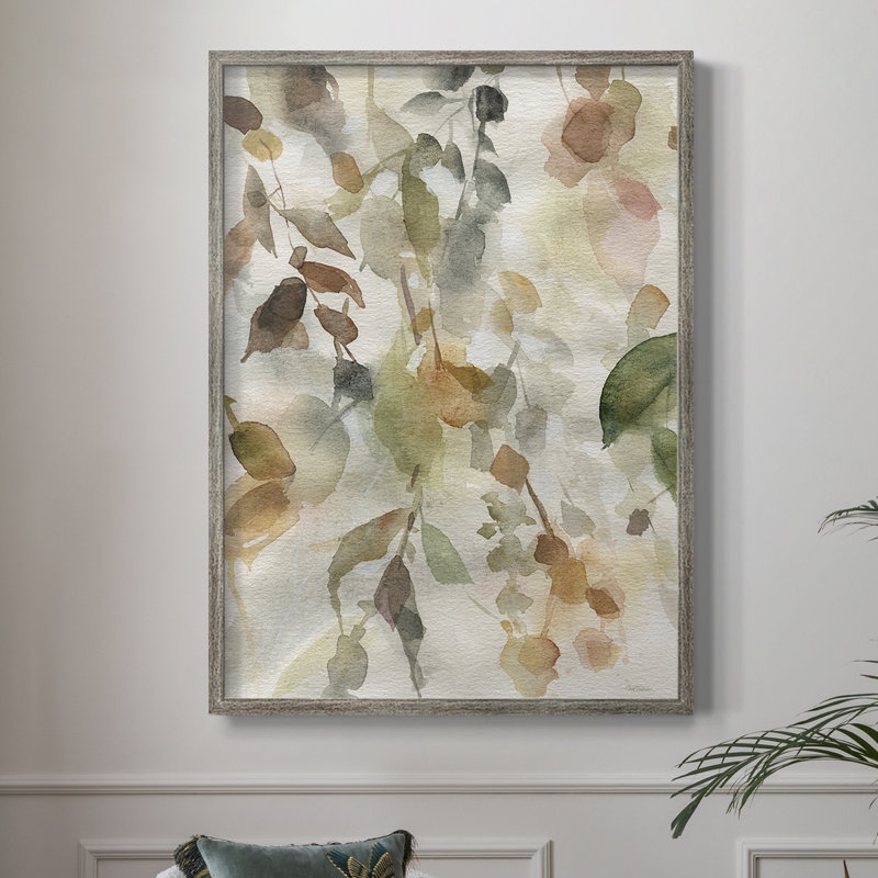 Cascading Nature II, reproduction encadrée - bois massif, H 15 po x l 12 po