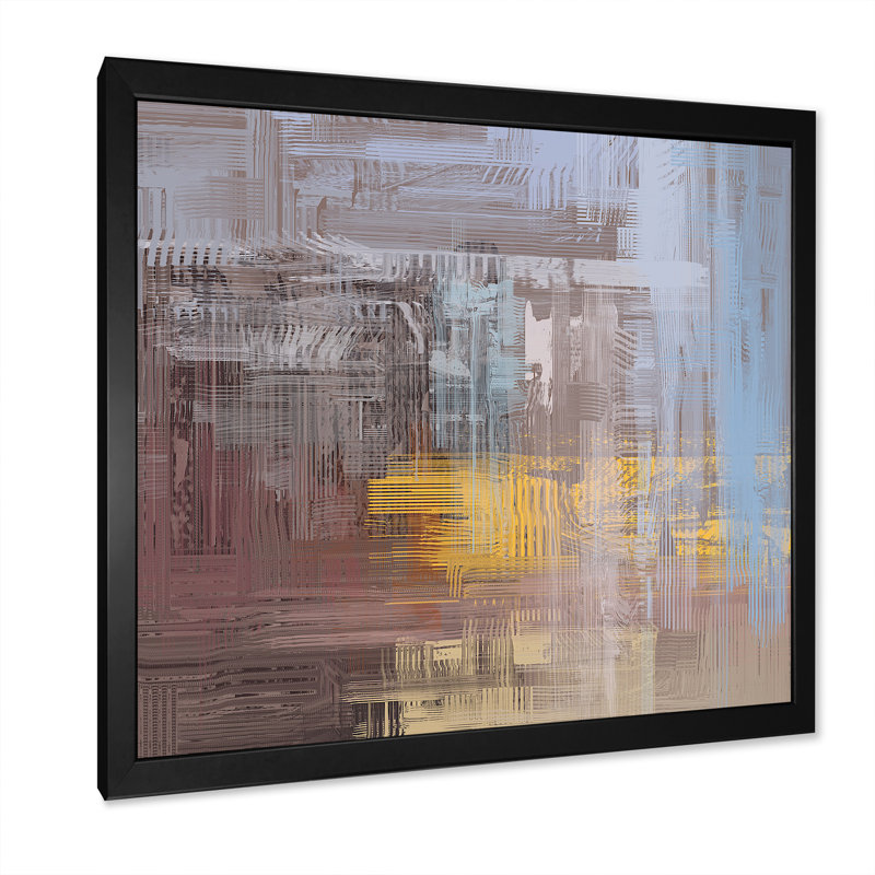 Print on Canvas, Black Picture Framed, 16" H x 16" W x 1" D
