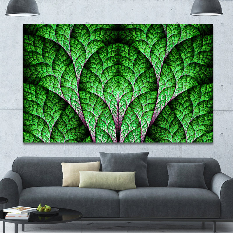 « exotique green biologique », impression sur toile tendue, H 20 po x l 20 po x P 1 po