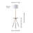 Anzalone 2 Piece Table and Floor Lamp Set