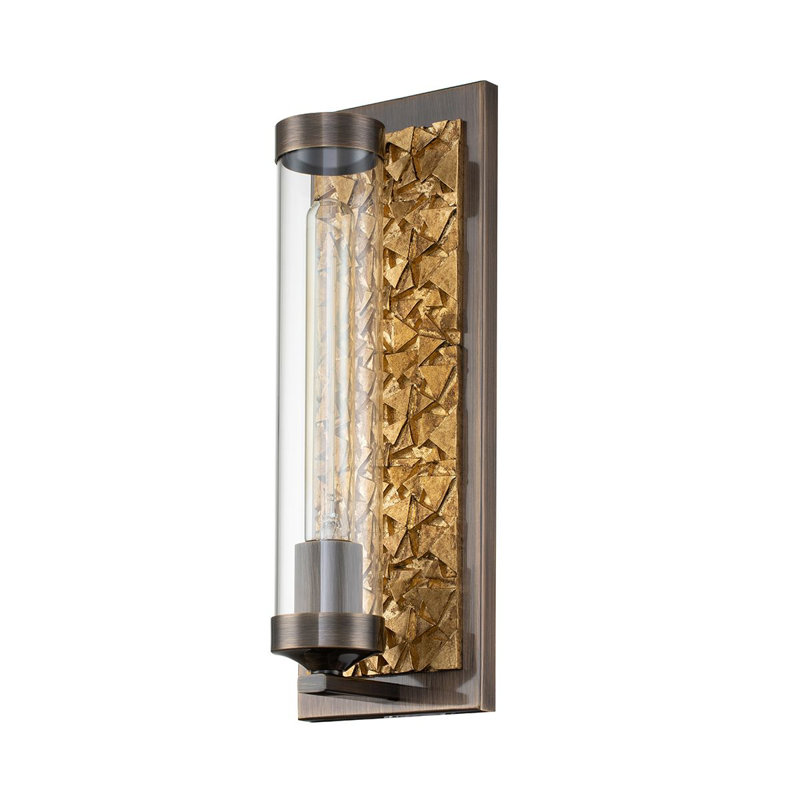 Elysian 1 Light Sconce, Dark Bronze