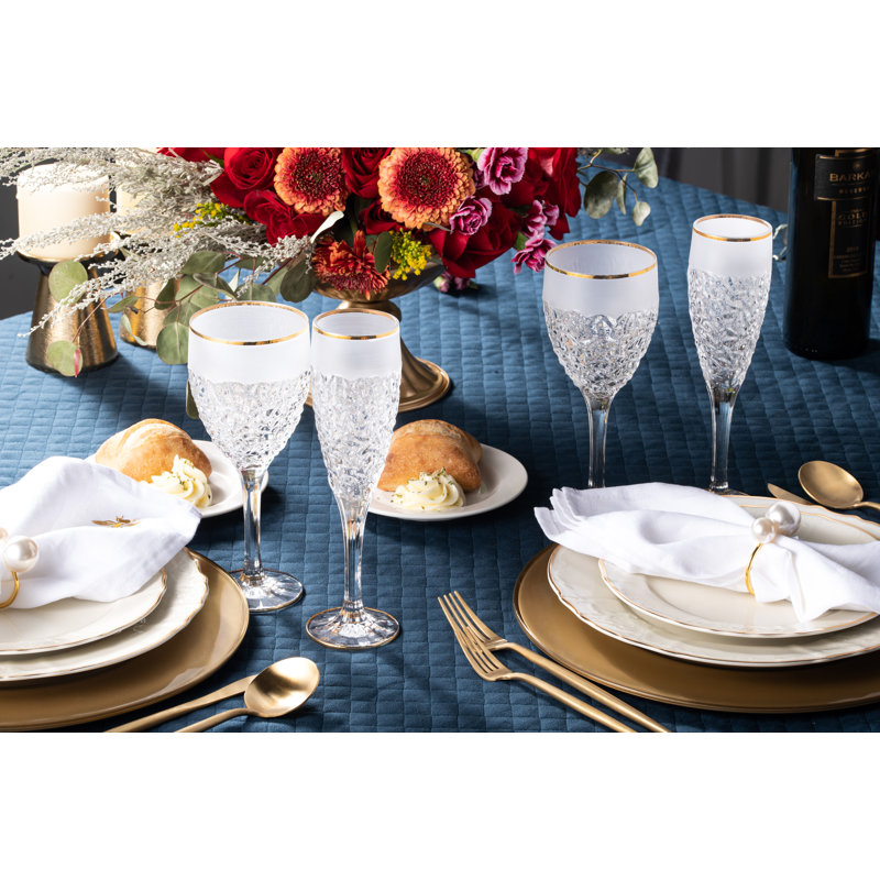 Rondo 8 oz. Crystal Flute Set