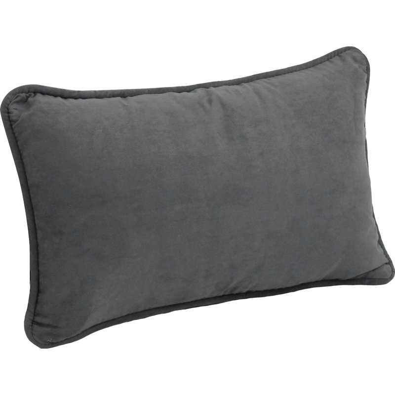 Rectangular Pillow Cover & Insert, Gray