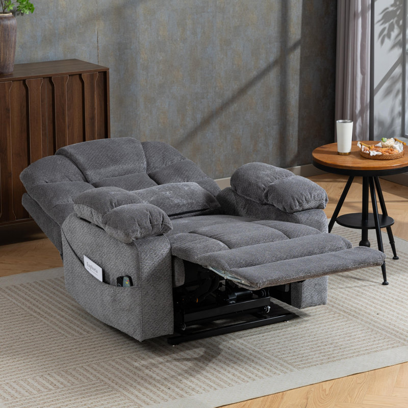 Fauteuil inclinable 500 lb, Gris chenille