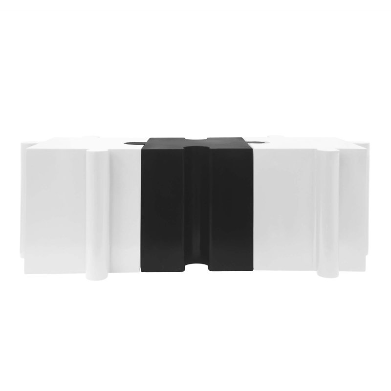 Ensemble de table modulaire artistique 3 pièces MGO à conception emboîtable pour une utilisation intérieure et extérieure, capacité de 200 lb