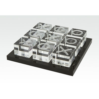 Lucite Tic Tac Toe Set