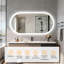 Wall LED Bathroom Mirror Dimmable 3 color temperature Anti-fog -1192455258