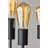55'' Black Candelabra Floor Lamp