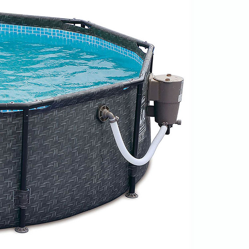 Summer Waves Round Frame Set Pool 30 H x 120 W x 120 L