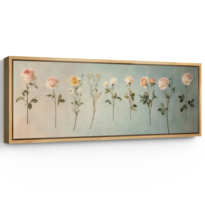 Gradient Roses, H 20 po x l 60 po, Naturel