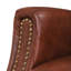 Fauteuil inclinable manuel en cuir véritable 28,7 po Evridiki-1329280129