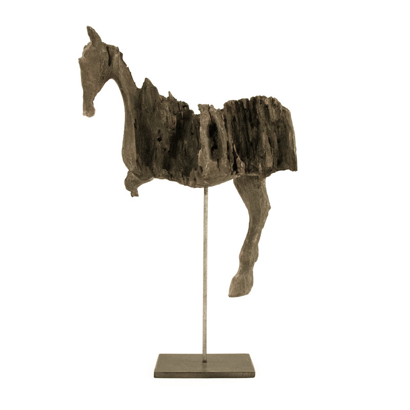 Resin Horse In Stand