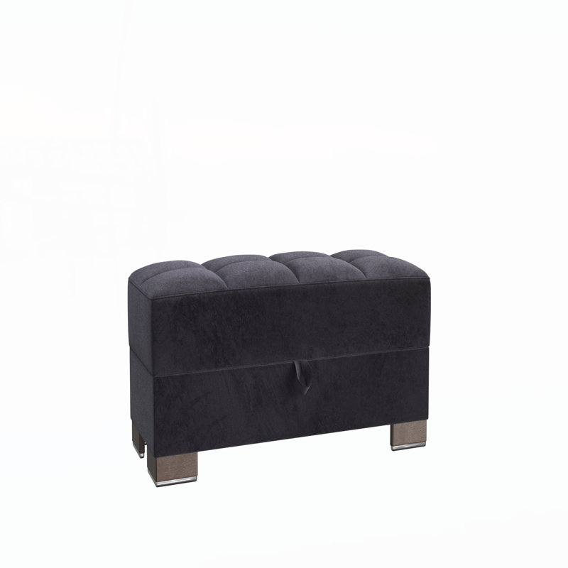 REPOSE-PIEDS, Microfibre noire