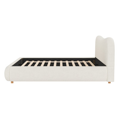 Lit plateforme tapissier Aurelia