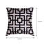 Housse de coussin intérieure / extérieure en mélange de lin avec motif brodé pour une décoration de Noël élégante-302376250