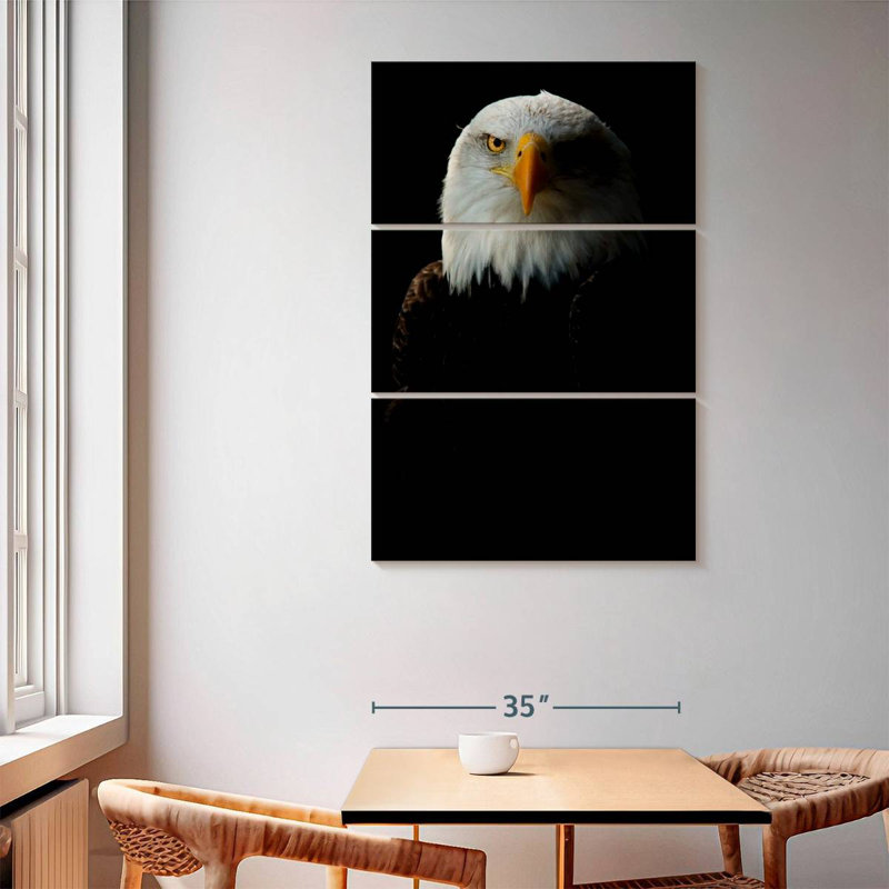 Brampt Bald Eagle Headshot, 65" H x 42" W