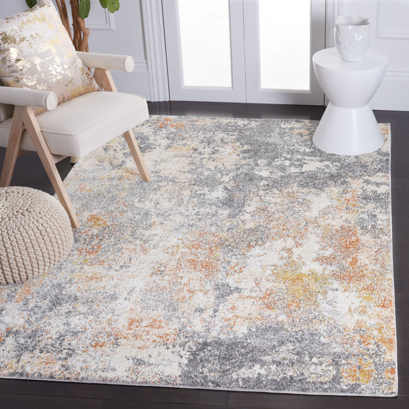Banelly Performance Abstract Rug, Rectangle 8' x 10'