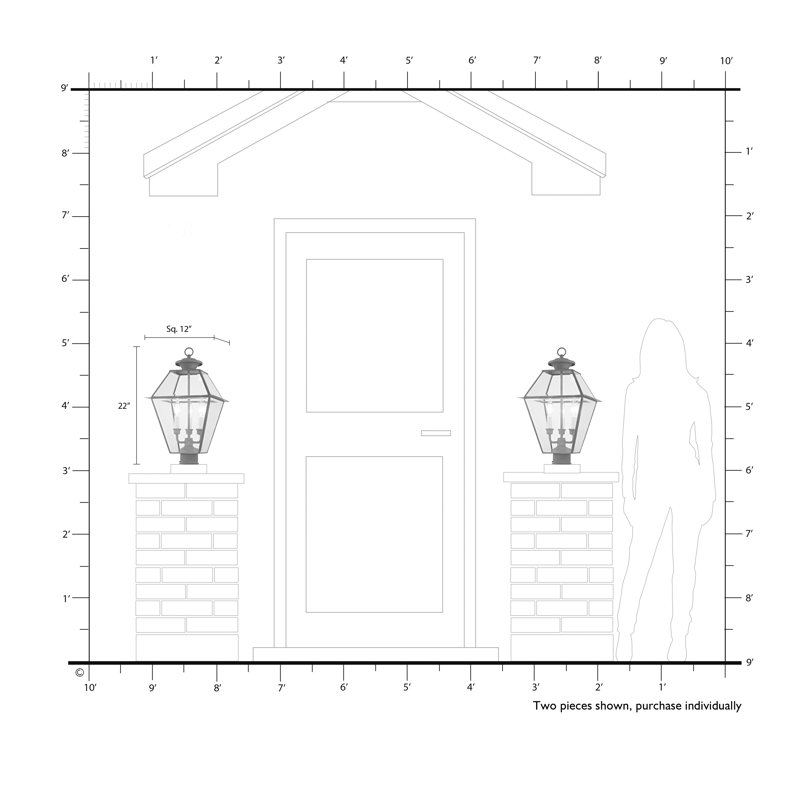 Boto Lantern Head, Bronze