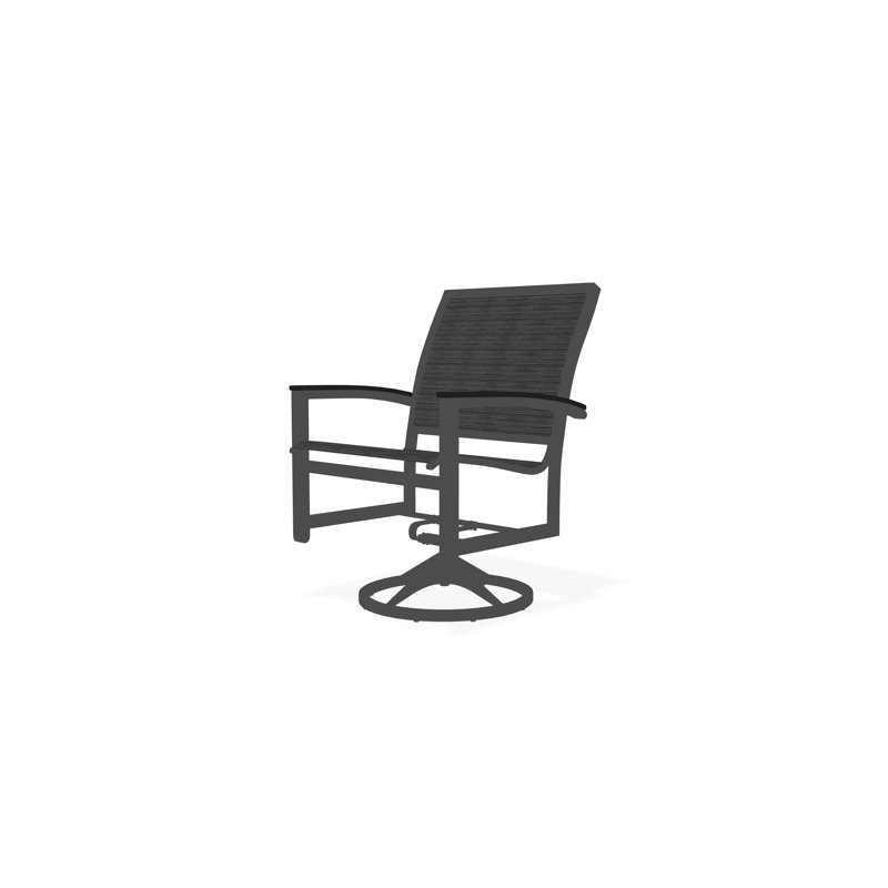 Bazza Outdoor Dining Chair, Destiny Steel, Graphite