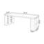 Bureau rectangulaire en bois massif noyer clair-1495834067