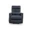 Fauteuil inclinable électrique Barrett, similicuir gris foncé, dossier coussiné-108208211
