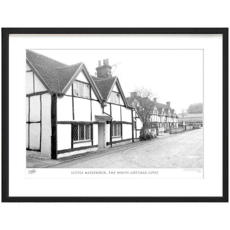 Little Missenden, The White Cottage C1955 by Francis Frith - Single Picture Frame Print, 40cm H x 50cm W x 2.3cm D