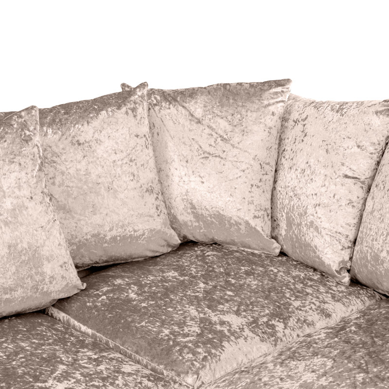 Romelia 2 - Piece Velvet Living Room Set, Mink, Left Hand