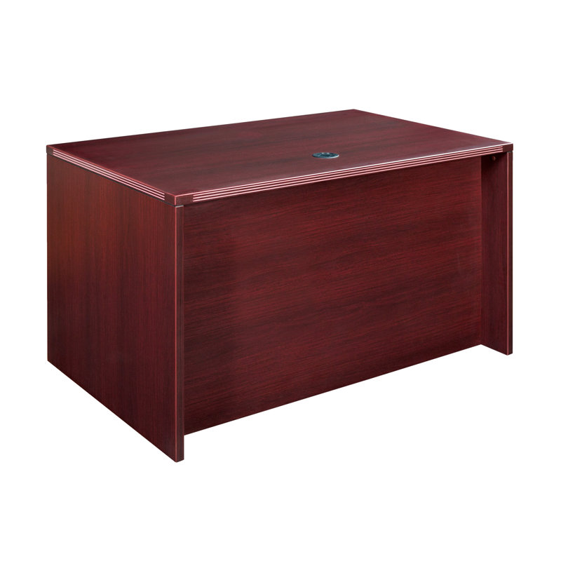 Nabil Desk Shell, Mahogany