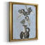 Fleurs graphiques dans un vase I, toile de qualité supérieure, prête à être accrochée-808173854-808173848