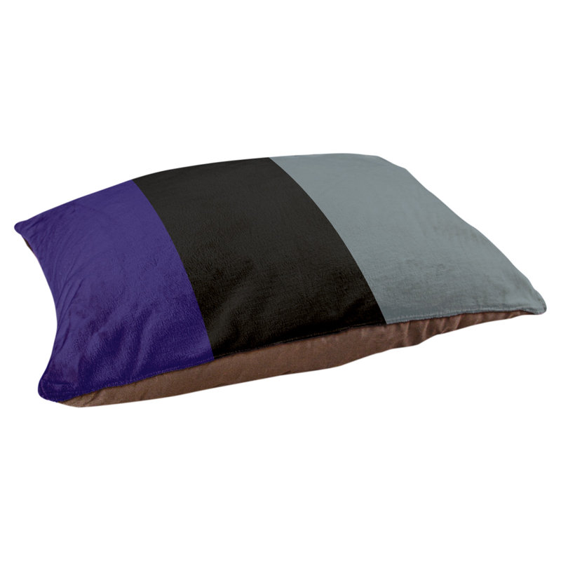 Coussin Atlanta, Grand (l 40 po x P 30 po x H 14 po), Purple/Black/Gray