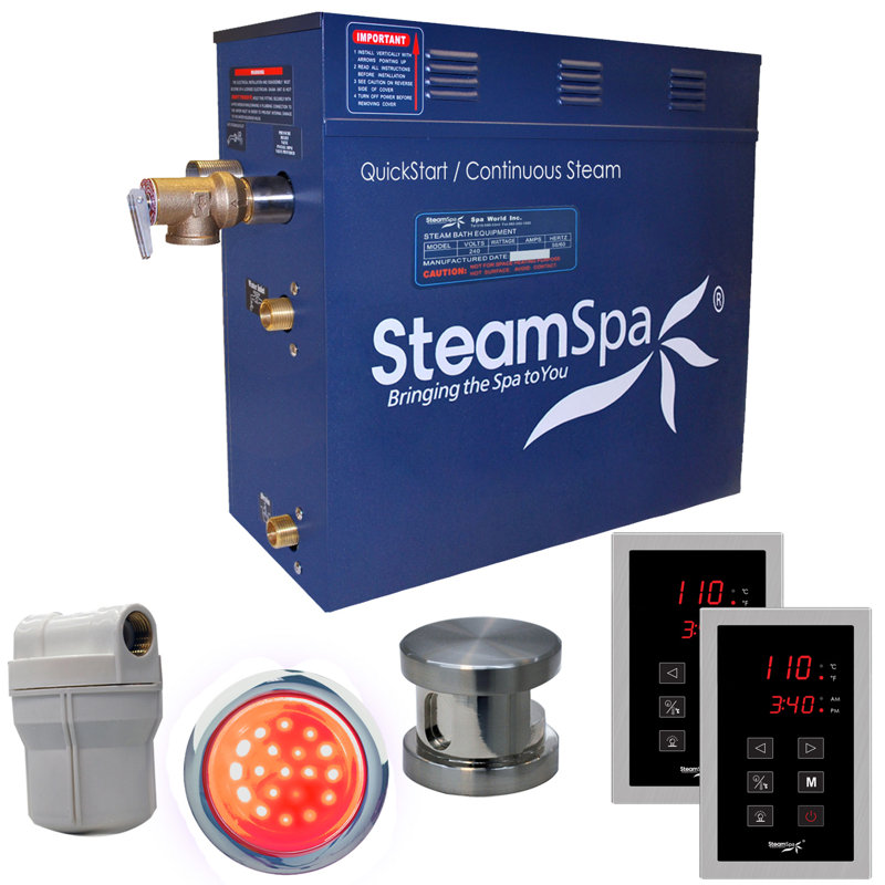 Royal 6 Steam Generator Package, Brushed Nickel