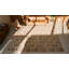 Antique American Hooked Rug Large Wool Ivory