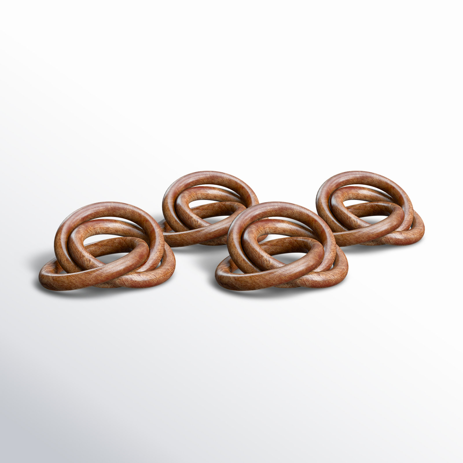 Wood Napkin Ring, Brown