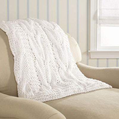 Wildomar Cotton Knit Throw Blanket