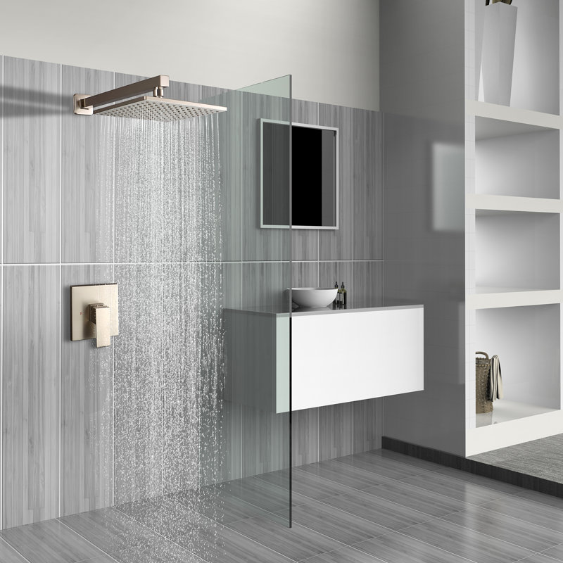 Pressure-Balanced (Temperature And Volume) All-In-One Kit with Rough in-Valve, Brushed Nickel