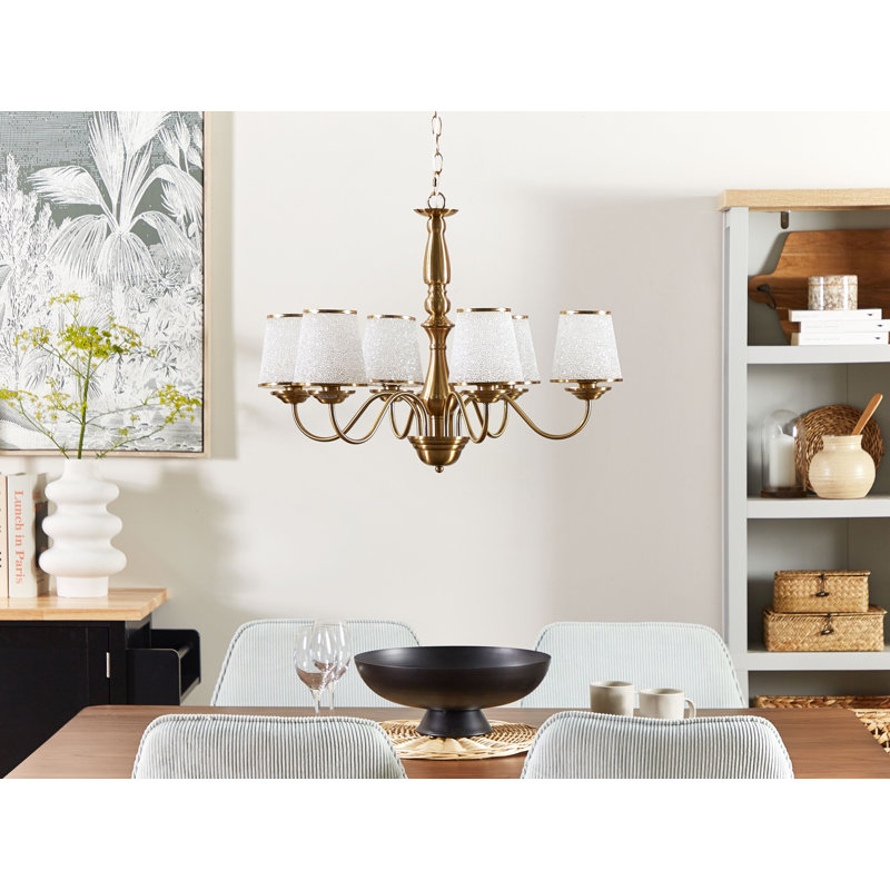 Lupine 6 - Light Candle Style Chandelier
